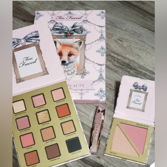 Too Faced Enchanted Beauty Foxy Neutrals Holiday Set AUTHENTIC NIB $155 Val. - Picture 3 of 9